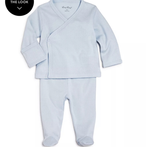 Pointelle Take Me Home Top & Footie Pants Set - Baby