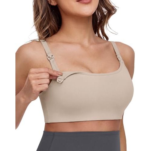 G4Free Barefeel Maternity Sports Bra One-Hand Clips Nursing Sleep Bras
