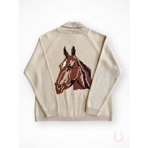 Pony Handknit Sweater (Pink)