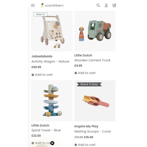 Scandiborn Brand Toys for 6 - 12 Months