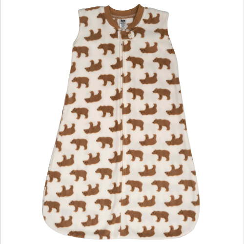 Hudson Baby Infant Boys Fleece Sleeping Bag, Sack, Blanket, Brown Bear, 0-6 Months