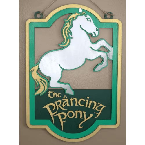 Prancing Pony Sign