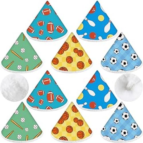 Timgle 10 Pcs Coral Velvet Pee Covers Baby Boy, Strong Water Absorption Pee Shield for Baby Boy, Reusable Diaper Changing Accessory for Boys Newborn Gift(Ball)