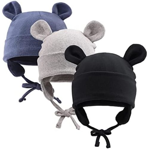 JANGANNSA Winter Baby Newborn Hat Cotton Baby Boy Beanie Autumn Infant Girls Hats New Born Hospital Bonnet