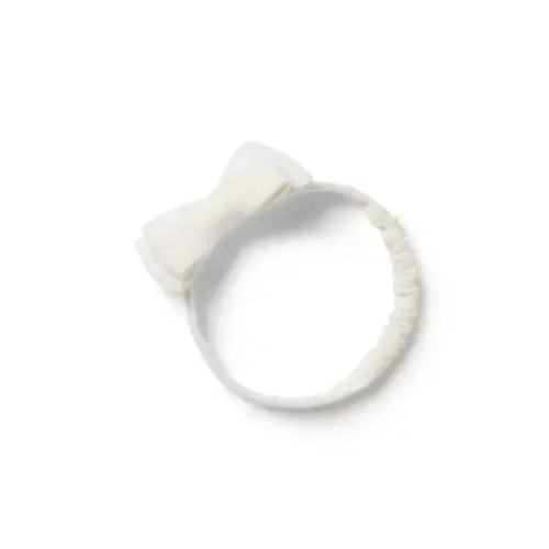 Baby Cream And Sugar Baby Quilted Bow Soft Headband by Janie and Jack