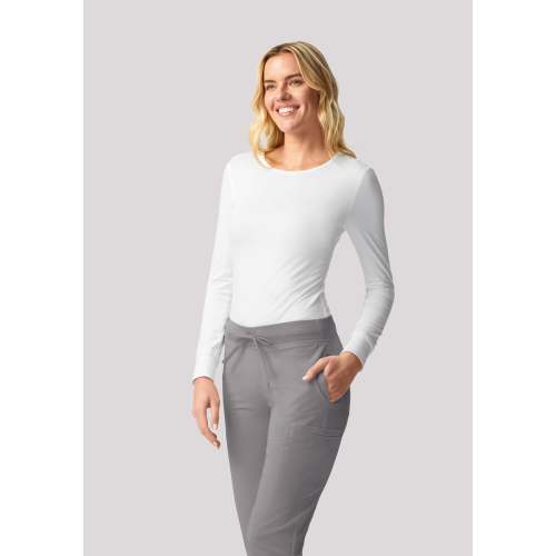 Women's Soft Knit Underscrubs White