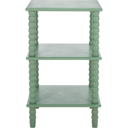 SAFAVIEH Dilyn 3-Shelf Wood Side Table, 15.7" Coastal Sage ACC5738D