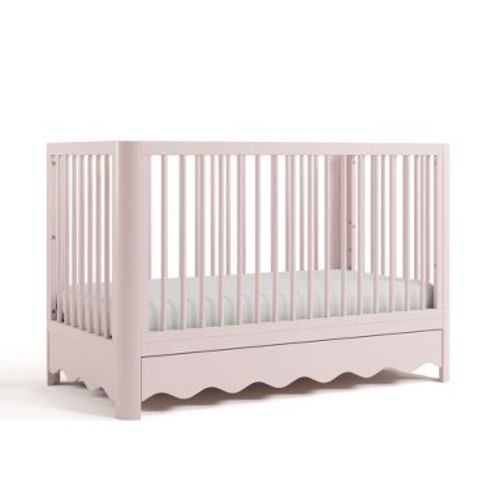 Storkcraft Casablanca Deluxe 5-in-1 Convertible Crib with Drawer Blush