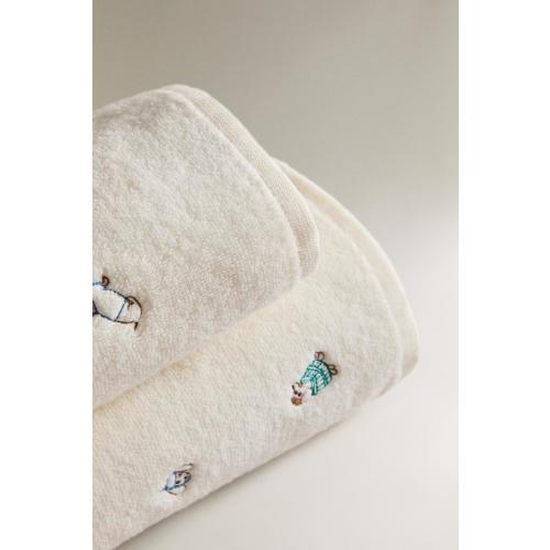 KIDS' DOG TOWEL - Ecru | ZARA United States