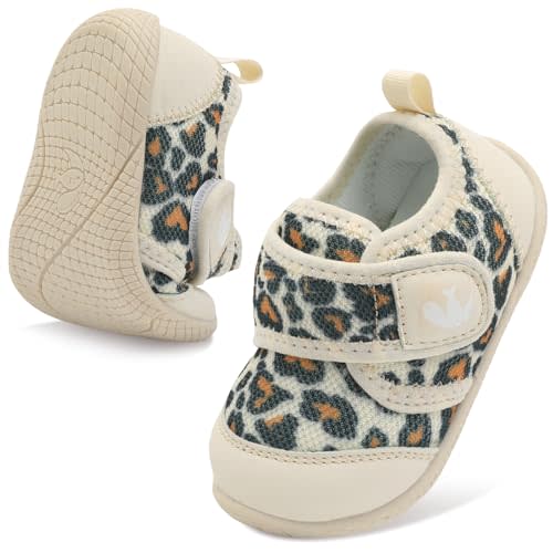 FEETCITY Toddler Shoes Girls Boys Barefoot Shoes Toddler Walking Shoes Kids Slip On Sneakers Breathable Tennis Shoes