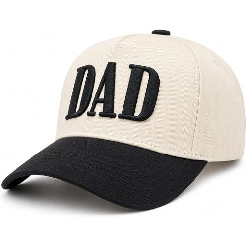 Dad Hats for Men, Vintage Two Tone Hat, New Dad Gifts for Husband, Fathers Day Birthday Gifts from Daughter Son Wife