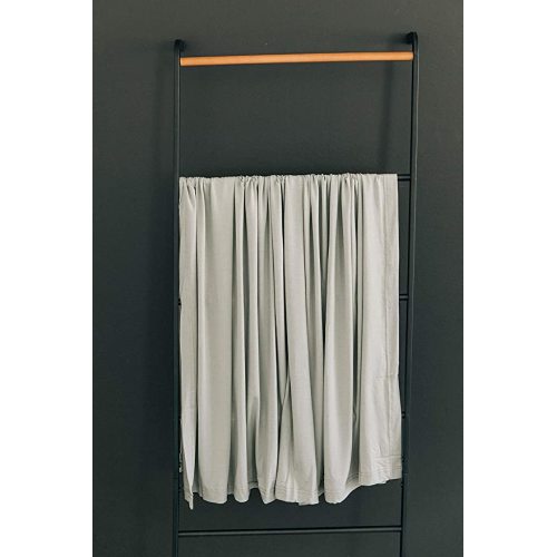 Mebie Baby Sage Stretch Swaddle, Modern and Neutral Swaddle Blanket for Baby Girl or Boy, Soft Baby Blankets, Newborn Swaddle Blanket, 0-3 Month, Comfy Wrap, Baby Essentials & Gifts (47" x 47")