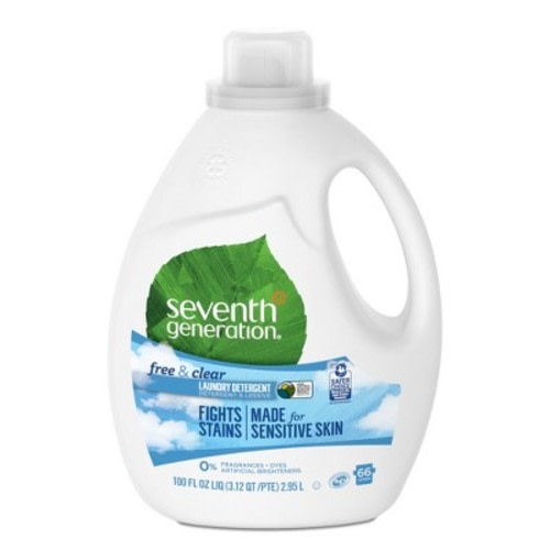 Seventh Generation Free & Clear Natural Liquid Laundry Detergent - 100oz