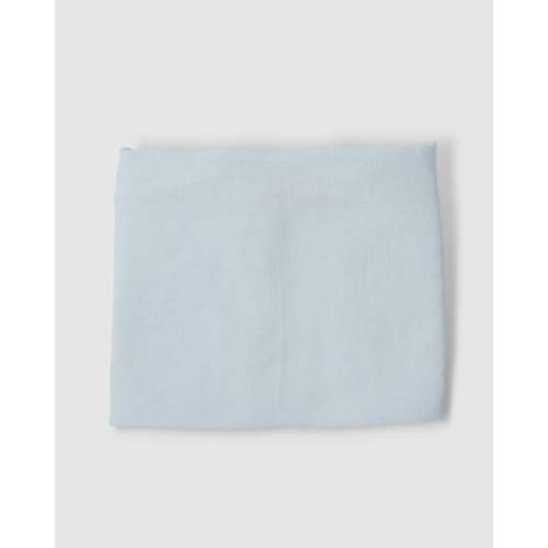 Soft Blue Linen Baby Lounger Cover