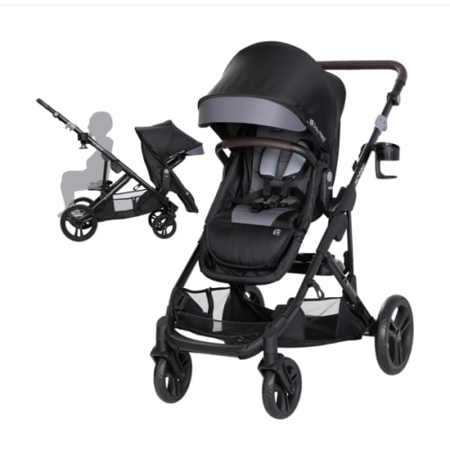 Baby Trend Morph Single to Double Modular Stroller | Multiple Configurations Include Bassinet, Bench, and Standing Board