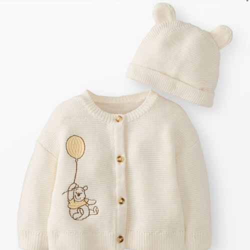 Baby Disney Winnie the Pooh Cardigan & Hat Set