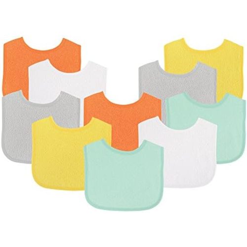 Luvable Friends Unisex Baby Cotton Terry Bibs