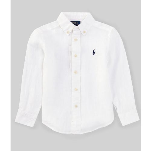 Polo Ralph Lauren Little Boys Long Sleeve Linen Shirt