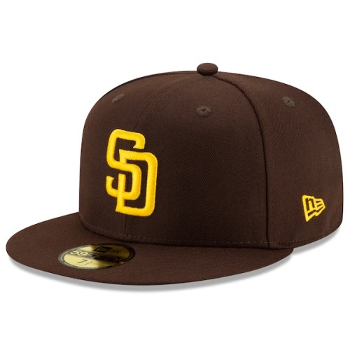 Youth San Diego Padres New Era Brown Authentic Collection On-Field 59FIFTY Fitted Hat