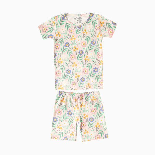 Copper Pearl Printed 2-Piece Short Sleeve Pajamas - Clara, 12 Months