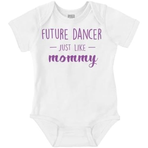 Brisco Brands Future Dancer Like Mommy Daughter Baby Bodysuit Jumper Girls