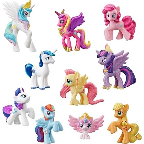 My Little Pony Toy Rainbow Equestria Favorites 10 Figure Collection, for Kids Ages 3 Years Old and Up (Amazon Exclusive)