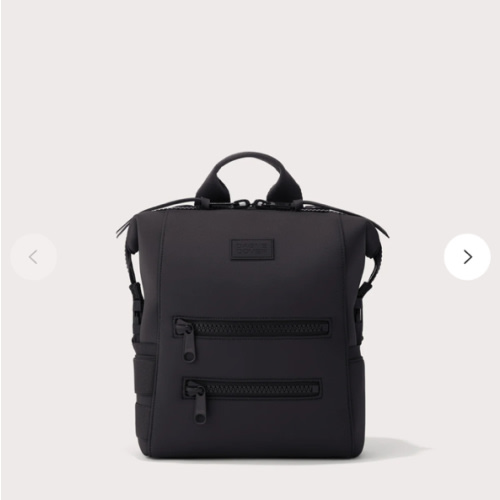 Indi Diaper Backpack in Onyx, Small