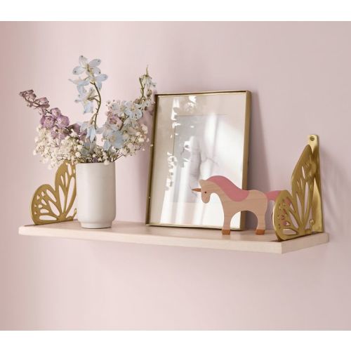 Gold Butterfly Tiered Shelf | Pottery Barn Kids