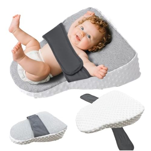 Baby Reflux Pillow for Infant Support Cushion,Pillow for Sleeping/Feeding, Soft Cotton Cover, Bedroom, Stroller, Detachable