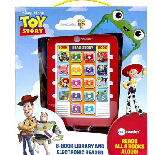 Disney Pixar Toy Story Collection - Me Reader 8-Book Library and Electronic Reader Sound Book Set –Woody, Buzz Lightyear, Jesie, and Characters from Toy Story 5! - PI Kids