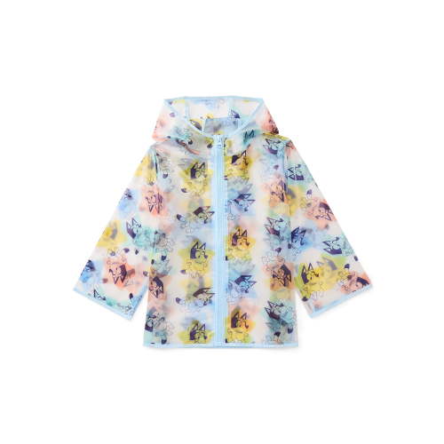 Character Toddler Clear Rain Jacket with Hood, Sizes 2T-5T