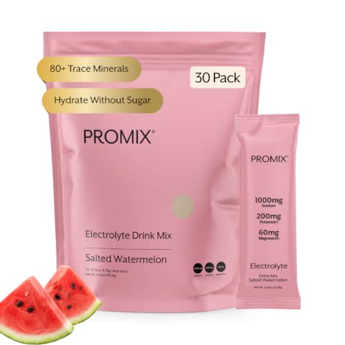 ProMix Nutrition Electrolytes Powder, Salted Watermelon - 30 Servings | Electrolyte Hydration Powder for Fast Rehydration, Energy, Muscle Cramp Relief & Daily Hydration Wellness Support