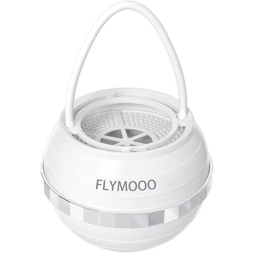 Bath Filter for Tub - 8 Stages Bathtub Water Filter Reduces Contaminants for Softer, Smoother Skin - 2,500 Gallons of Filtration, BPA Free (White&Silvery)