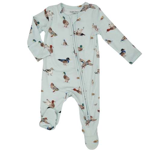 2-Way Zip Footie, Ducks