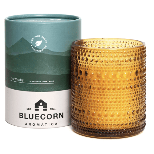 Bluecorn - Woodsy Coconut Wax Candle