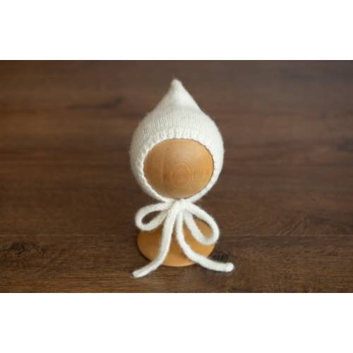 Baby Elf Hat from baby alpaca wool, Newborn Knitted Bonnet, Newborn Knitted Bonnet, Newborn Outfit Girl, Unisex Baby Clothing Knitted Outfit