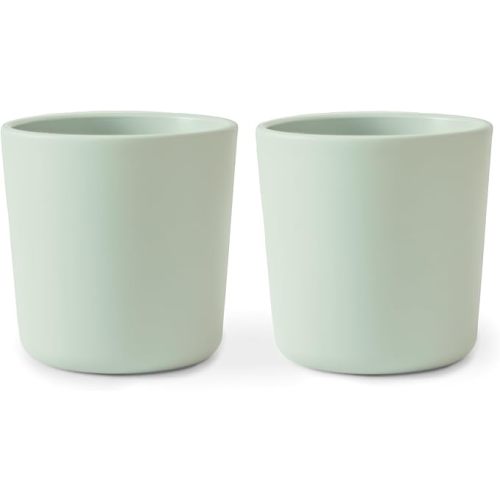 mushie Dinnerware Cups For Kids | Made in Denmark, Set of 2 (Sage)