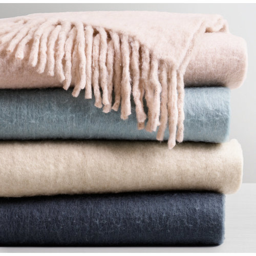 Faux Mohair Stroller Blanket | RH Baby & Child