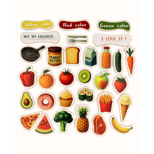 Little Chefs’ Food Game (set of 31) – Tix & Mix