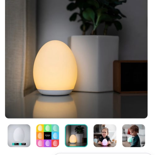 VAVA Baby Egg Night Light with Touch Control