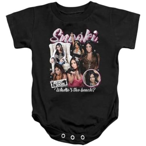 Popfunk Jersey Shore Snooki Bootleg Unisex Infant Snap Suit for Baby