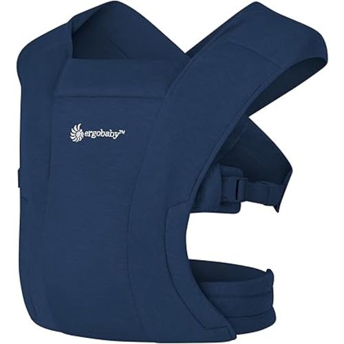 Ergobaby Embrace Baby Carrier Newborn to Toddler - Breathable Baby Carriers for Summer - Cozy Essentials (7-25 Pounds), Ponte Knit, Heather Grey