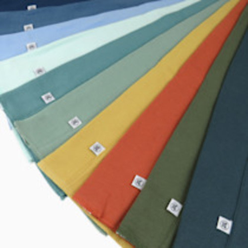 Honest Baby Clothing 10-Pack Organic Cotton Tri-fold Burp Cloths - Blue Rainbow Gem, Os