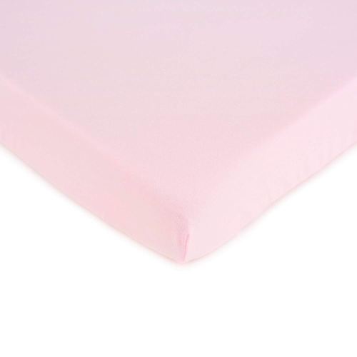 SheetWorld Fitted Pack N Play Playard Sheet Compatible with BEKA Baby 4 in 1 Bassinet Bedside Sleeper 24 x 38 inches, 100% Cotton Jersey, Hypoallergenic, Butter Soft, Baby Pink, Made in USA