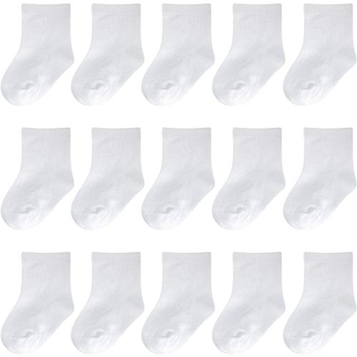Baby Socks Newborn White Crew Socks