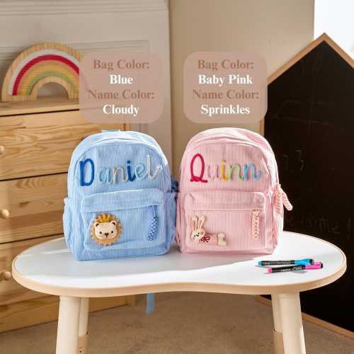 Personalized Toddler Backpack • Kindergarten Gift • Back to School • Summer Camp Bag