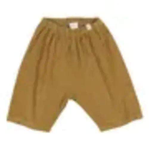 Búho - Organic cotton corduroy saroual - Ochre | Smallable