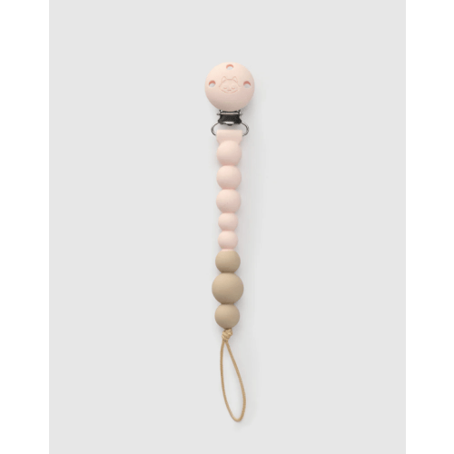 OneC™ Silicone Pacifier Clip - Pink Quartz