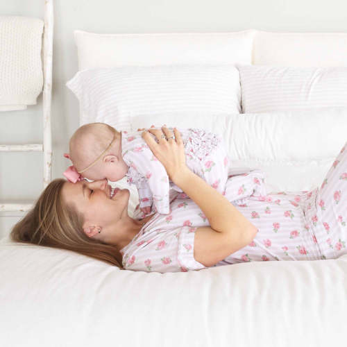 Women's Two Piece Flare Lounge Set | Rosy & Cozy