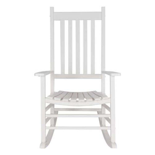 Vermont Porch Rocker White Wood Outdoor Rocking Chair